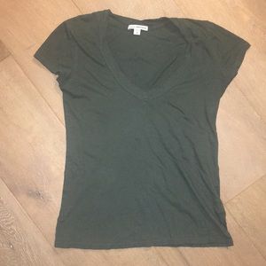 New James Perse 0 Forest Grn Tee